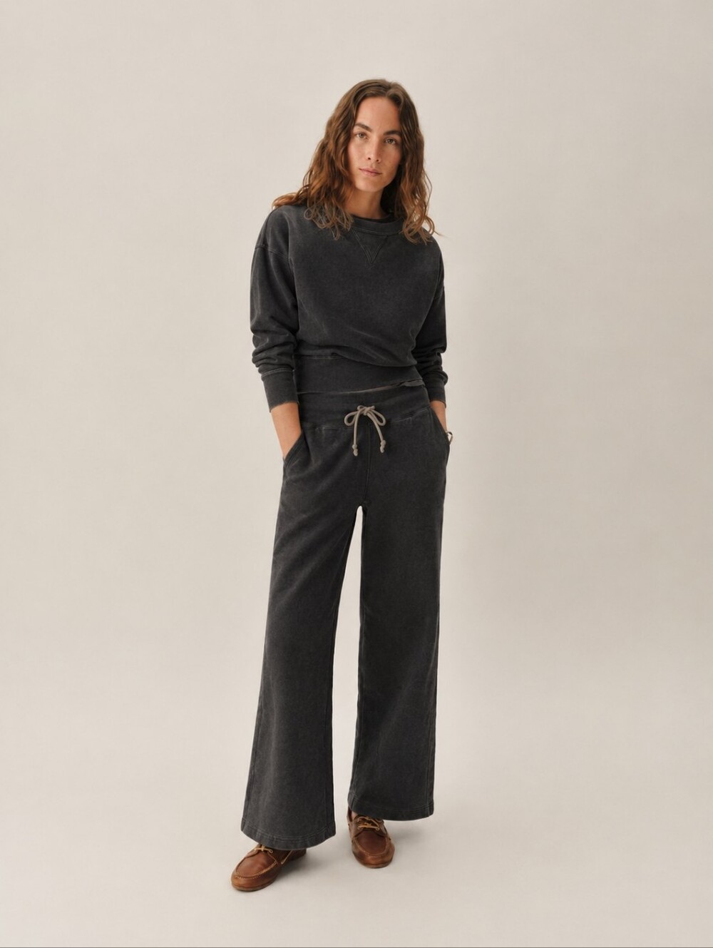 SET Buck Mason Venice Wash Interloop Sweatshirt And Sweatpants